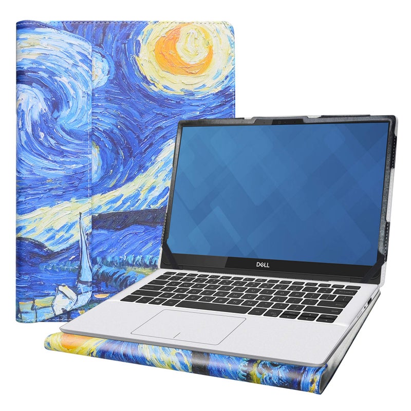 Alapmk Protective Case for Dell Inspiron 13 2-in-1 7300 7306/Inspiron 13 5300 5301 5390 5391 7390 7391/Latitude 3301 3320 5300 5310 5320 5330/Latitude 2-in-1 5300 5310 5320 5330 13.3",Starry Night - Image 1